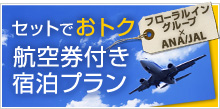 セットでおトク航空券付き宿泊プラン